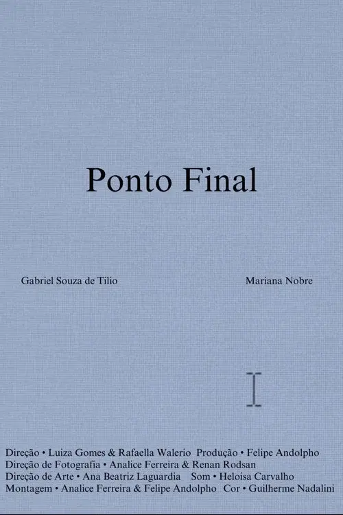 Ponto Final poster
